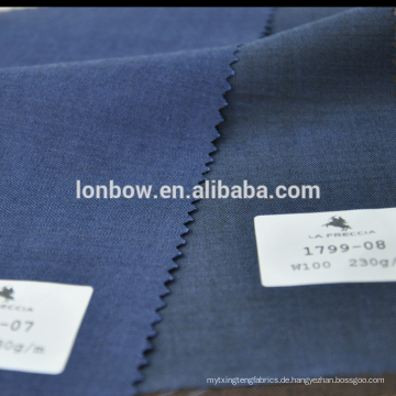 stock 100% Wolle Anzug Stoff Twill